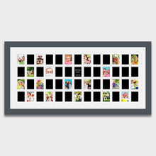 Load image into Gallery viewer, Instax Multi Photo Frame - 52 Apertures For Instax Mini Photos in a Grey Frame - Multi Photo Frames
