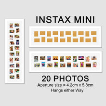 Load image into Gallery viewer, Instax Photo Frame for 20 Instax Mini Photos - White Frame - Multi Photo Frames
