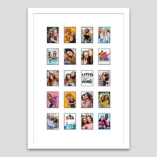 Load image into Gallery viewer, Instax Photo Frame for 20 Mini Photos - White Frame - Multi Photo Frames
