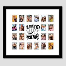 Load image into Gallery viewer, Instax Photo Frame for 20 Photos - Black Frame - Multi Photo Frames
