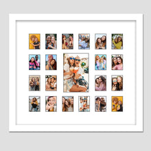 Load image into Gallery viewer, Instax Photo Frame for 21 Photos - White Frame - Multi Photo Frames

