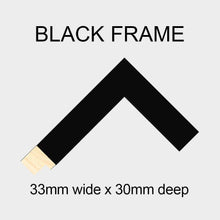 Load image into Gallery viewer, Large Multi Aperture Photo Frame Holds 9 Photos | Black Frame - Multi Photo Frames
