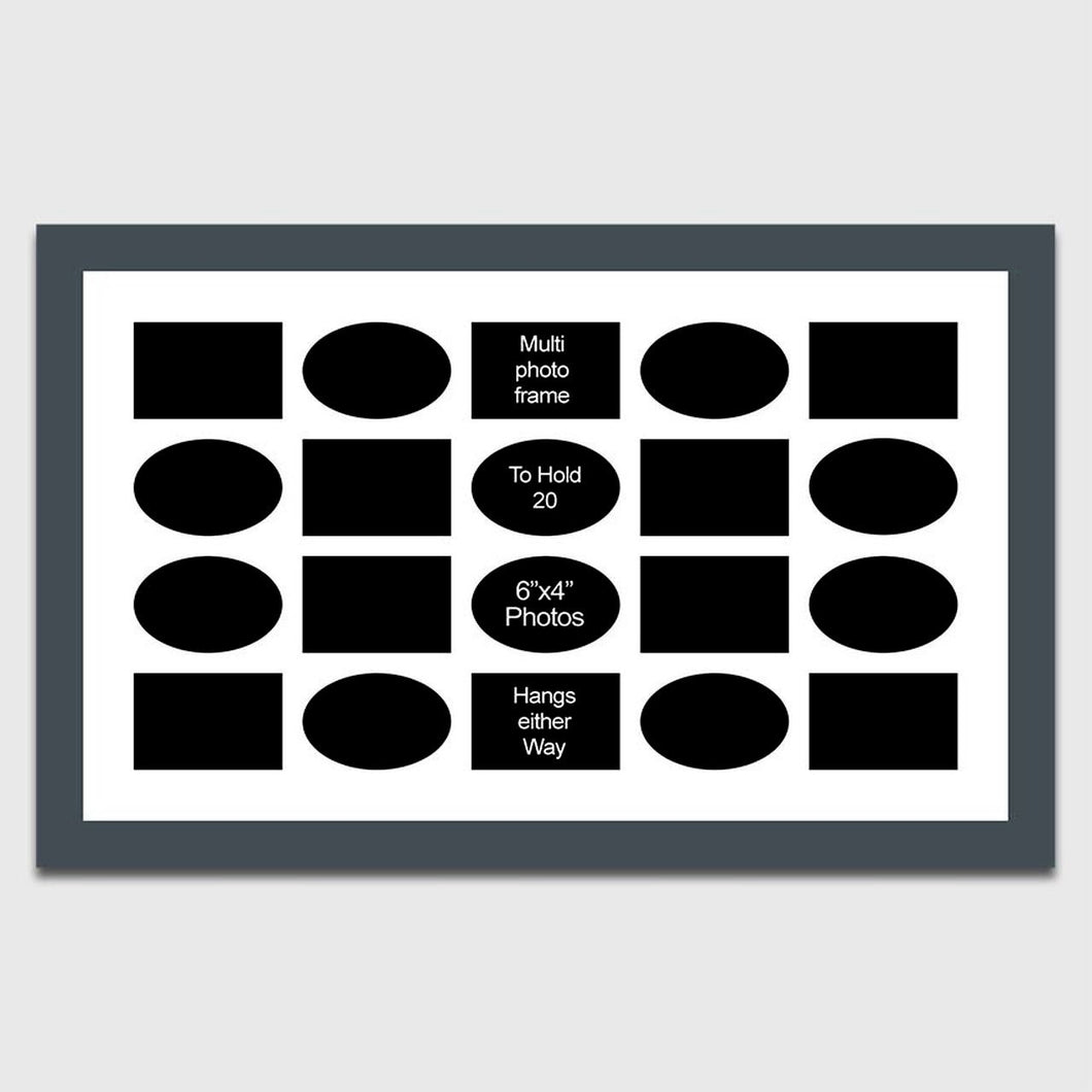 Large Multi Photo Collage Frame Holds 20 6