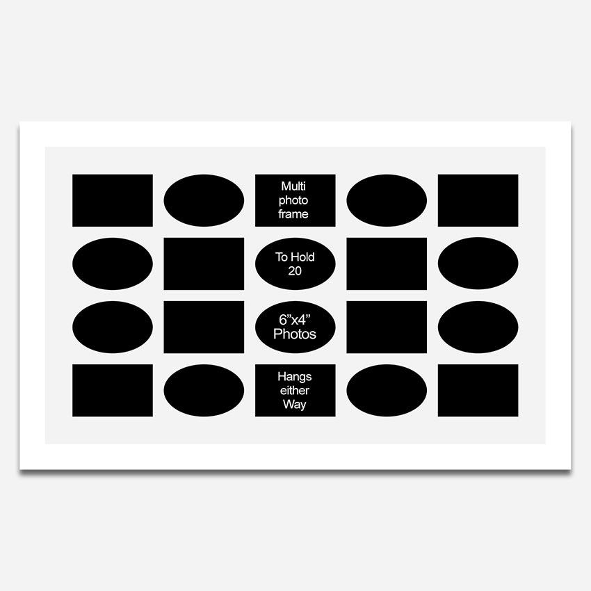 Large Multi Photo Collage Frame to Hold 20 6