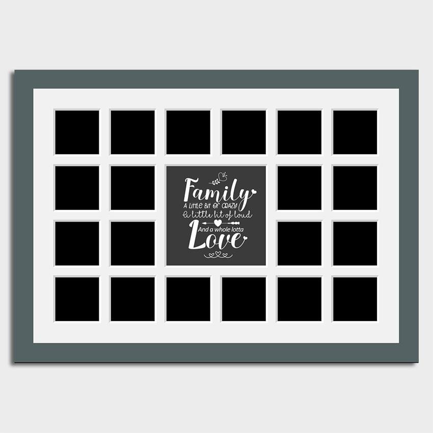20 Aperture Multi Photo Faimly Frame | Picture Frame 20 Photos – Multi ...