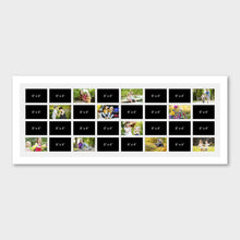 Load image into Gallery viewer, Large Multi Photo Frame Holds 32 6&quot; x 4&quot; Photos in a White Wood Frame - Multi Photo Frames
