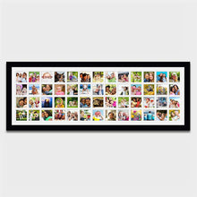 Load image into Gallery viewer, Large Multi Photo Frame Holds 52 4&quot;x4&quot; Instagram Size Photos in a 33mm Black Wood Frame - Multi Photo Frames
