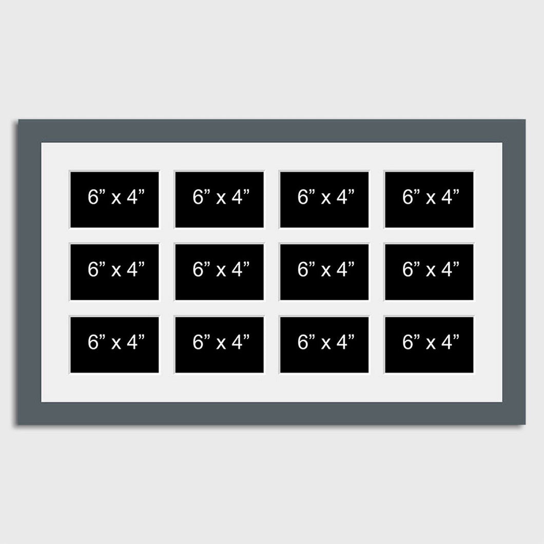 Large Multi Photo Picture Frame Holds 12 6
