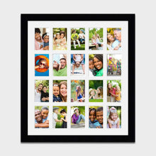 Load image into Gallery viewer, Large Multi Photo Picture Frame Holds 20 6x4 Photos in a 33mm Black Frame - Multi Photo Frames
