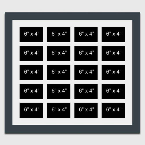 Large Multi Photo Picture Frame Holds 20 6