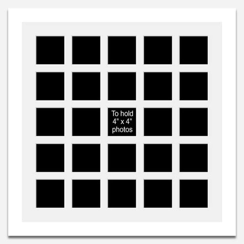 Large Multi Photo Picture Frame Holds 25 4