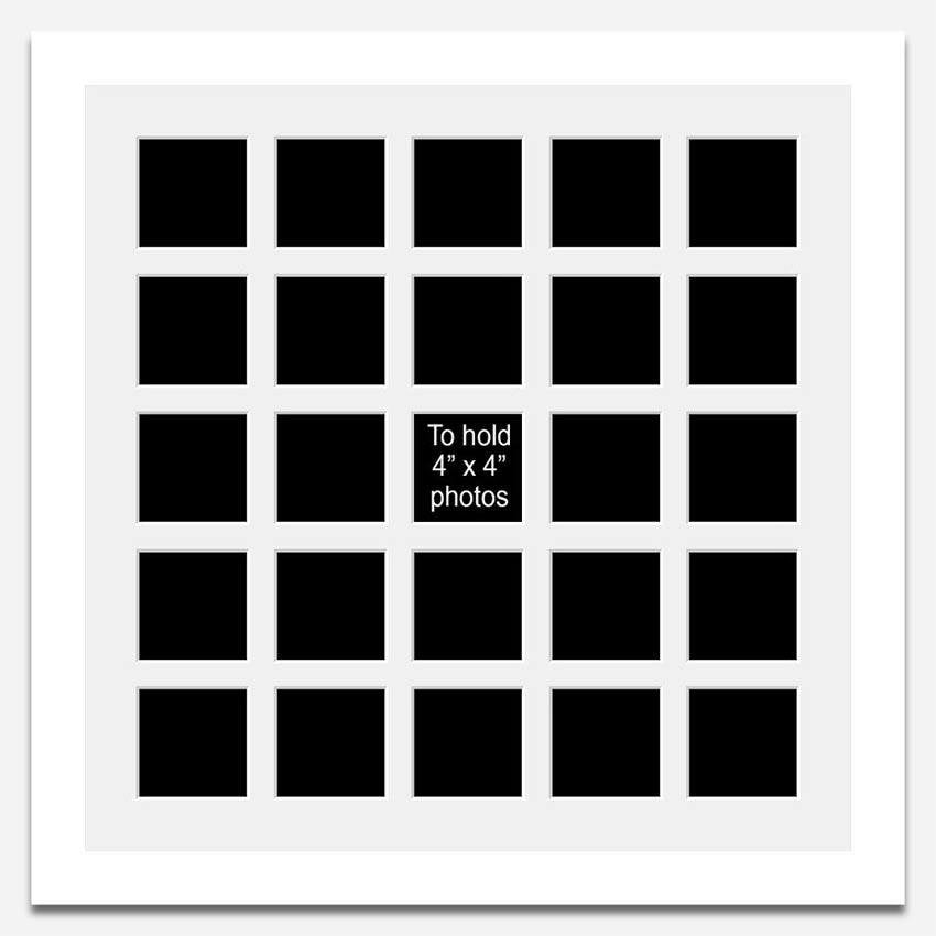 Large Multi Photo Picture Frame Holds 25 4