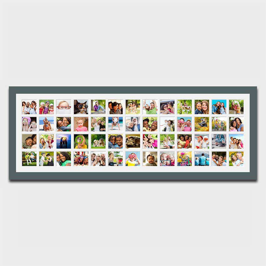 Large Multi Photo Picture Frame Holds 52 4