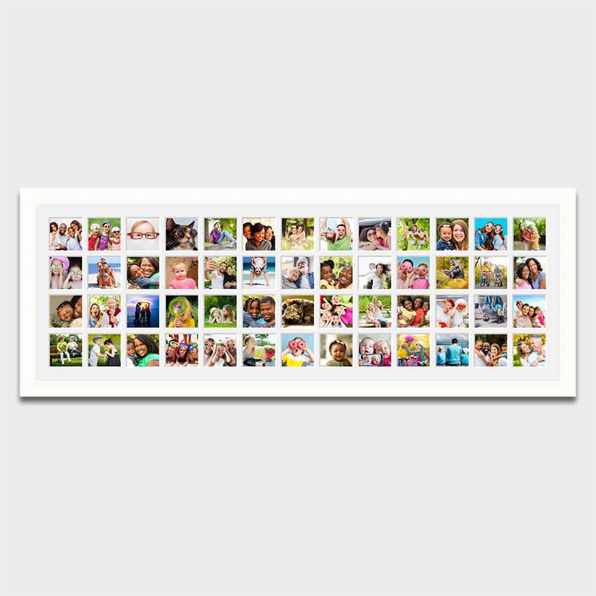 Large Multi Photo Picture Frame Holds 52 4