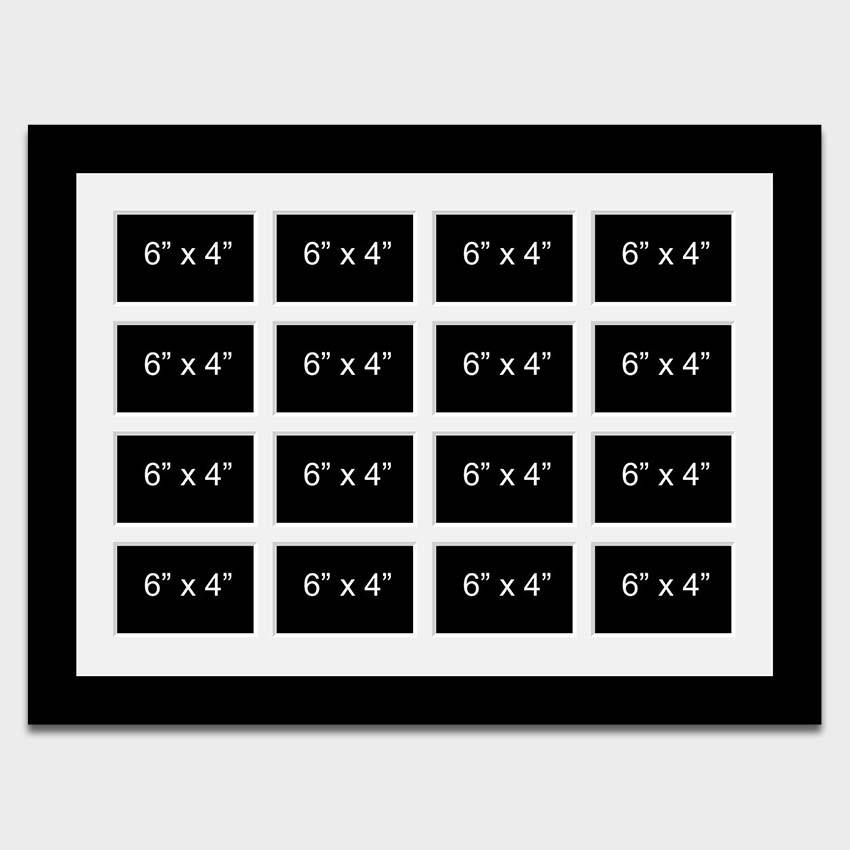 Large Multi Photo Picture Frame to Hold 16 6