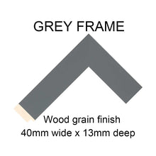 Load image into Gallery viewer, Large Multi Photo Picture Frame to Hold 25 4x4 Photos in a 40mm Dark Grey Frame - Multi Photo Frames
