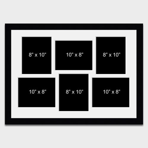 Large Multi Photo Picture Frame to Hold 6 8