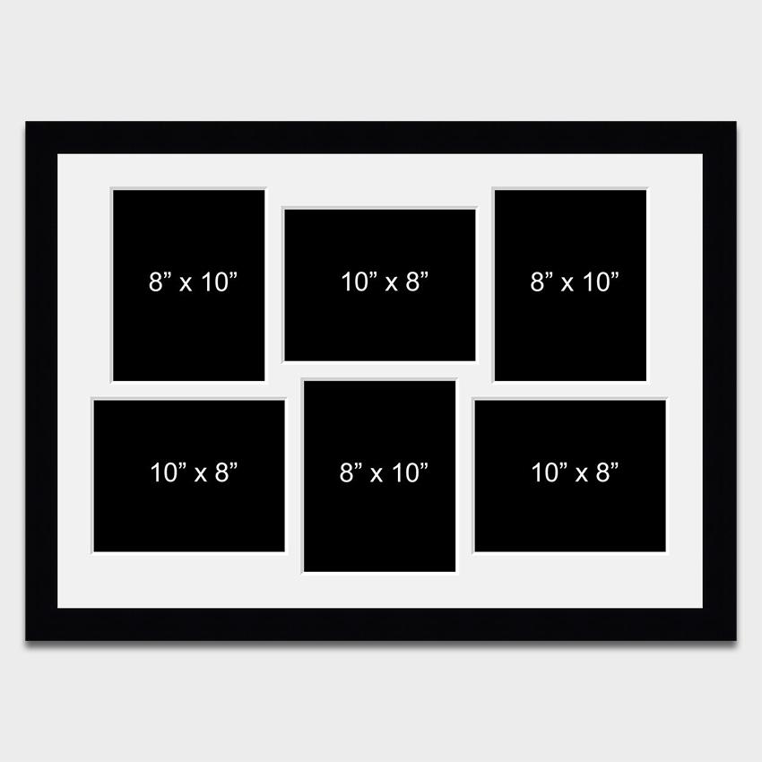 Large Multi Photo Picture Frame to Hold 6 8