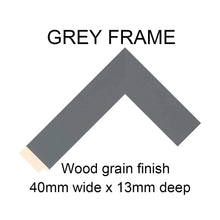 Load image into Gallery viewer, Large Multi Photo Picture Frame to Hold 6 8x6 Photos in a 40mm Dark Grey Frame - Multi Photo Frames
