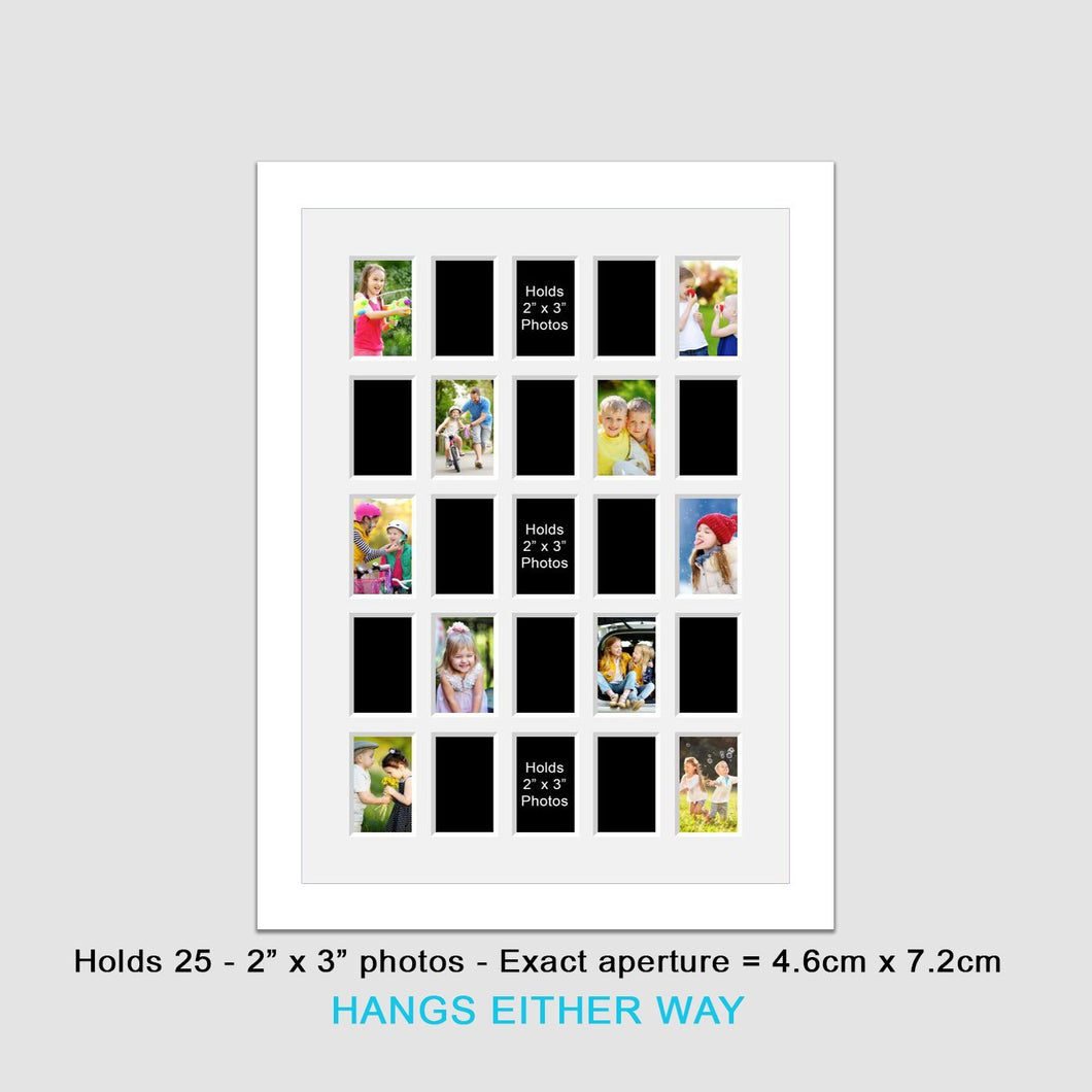 Multi Aperture Photo Frame for 25 mini photos 2