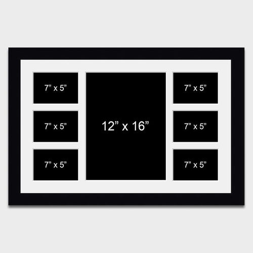 Multi Aperture Photo Frame Holds 6 7