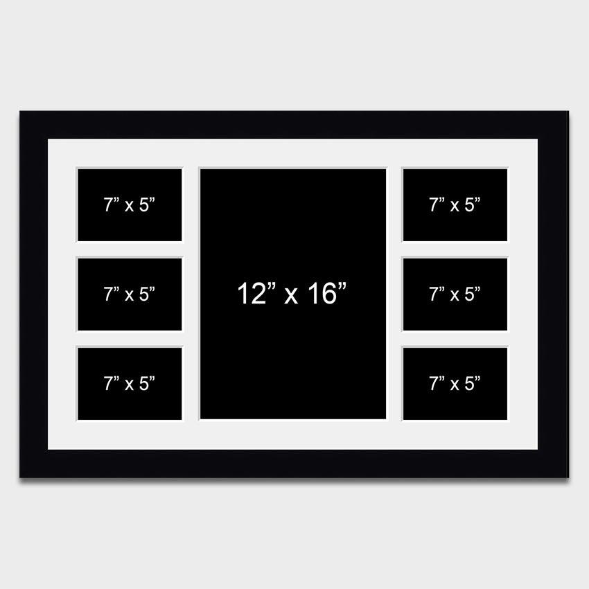 Multi Aperture Photo Frame Holds 6 7