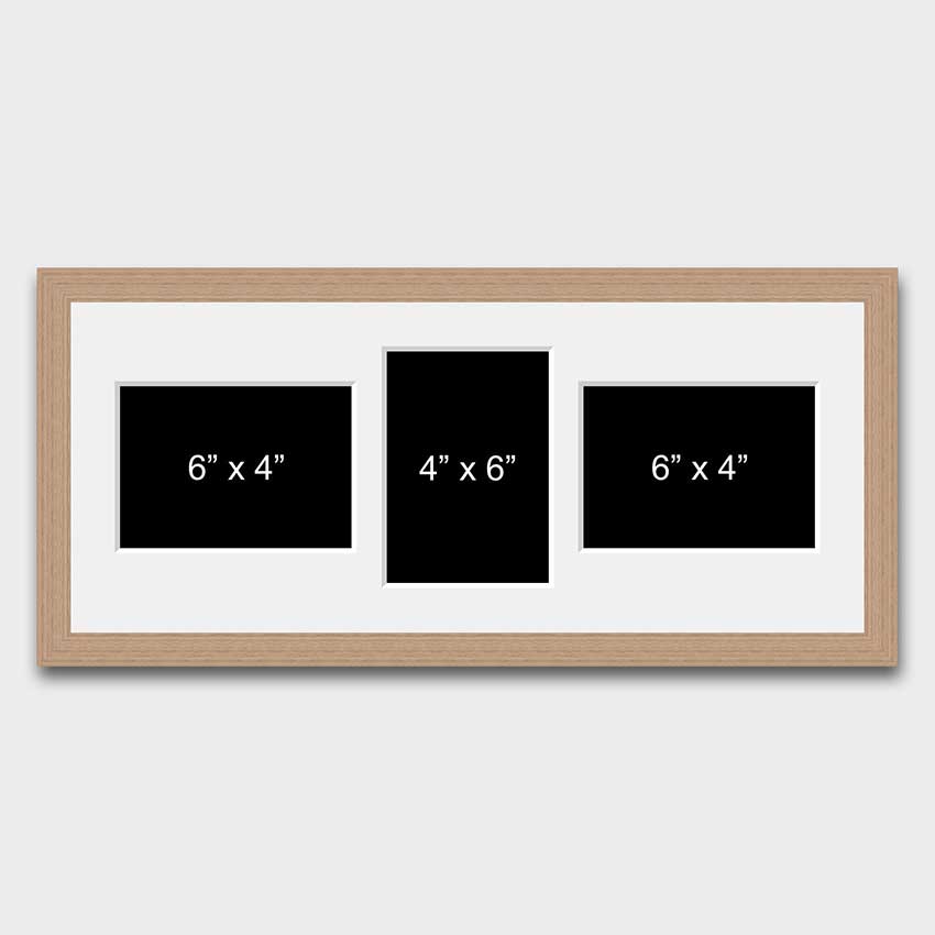 Multi Photo Frame 3 apertures to Hold 6