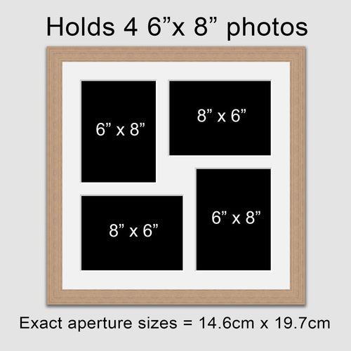 Multi Photo Frame Holds 4 6