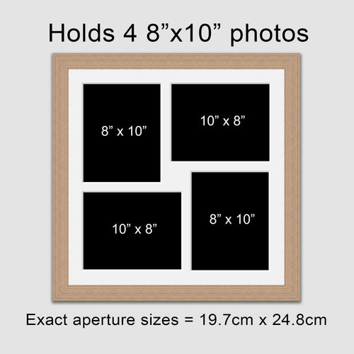Multi Photo Frame Holds 4 8
