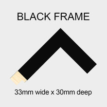Load image into Gallery viewer, Multi Photo Frame Holds 9 5&quot;x7&quot; Photos in a 33mm Black Wood Frame - Multi Photo Frames

