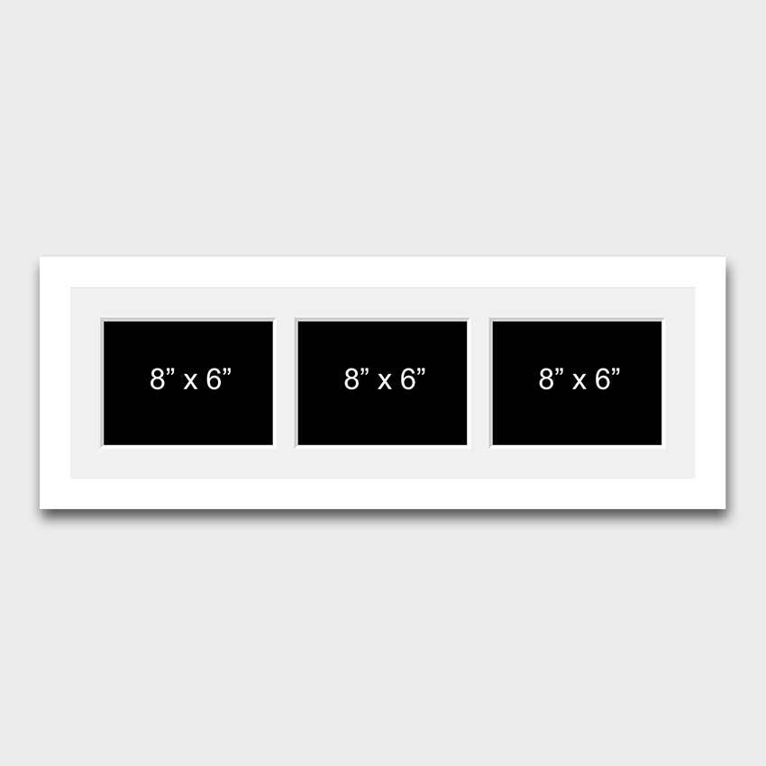 Multi Photo Frame to hold 3 8