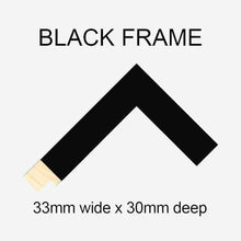 Load image into Gallery viewer, Multi Photo Picture Frame | 4 Apertures 8x10 Photos in a Black Frame - Multi Photo Frames
