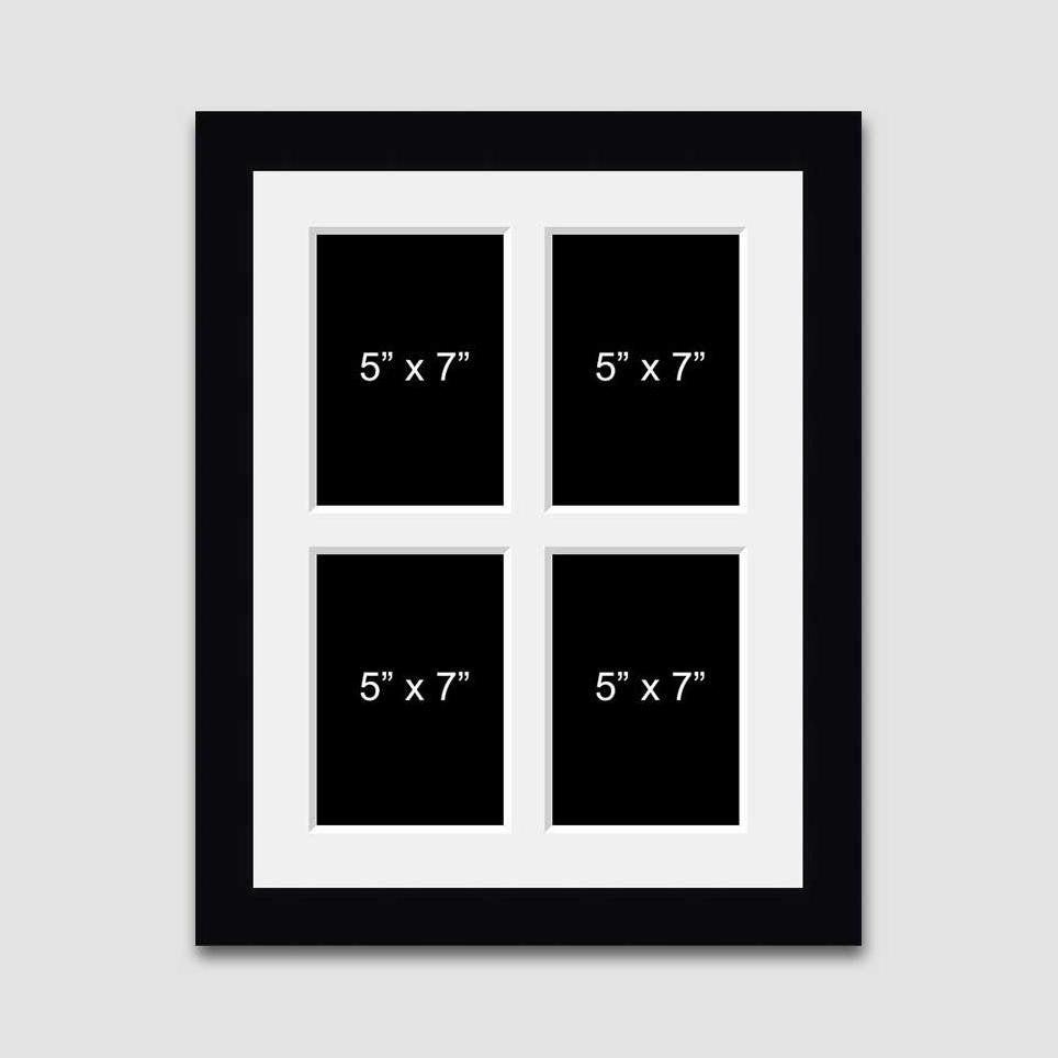 Multi-Photo Picture Frame Holds 4 5