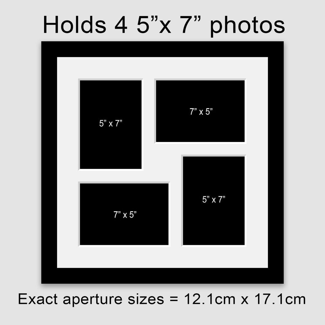 Multi Photo Picture Frame Holds 4 5