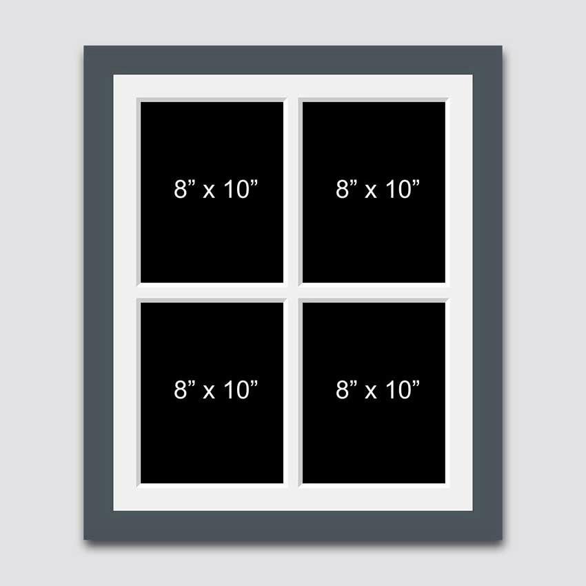 Multi Photo Picture Frame Holds 4 8