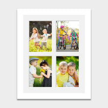 Load image into Gallery viewer, Multi Photo Picture Frame Holds 4 8&quot;x6&quot; Photos in a White Frame - Multi Photo Frames
