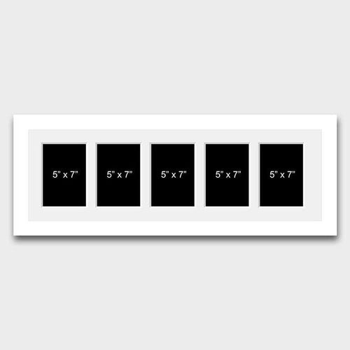 Multi Photo Picture Frame Holds 5 7