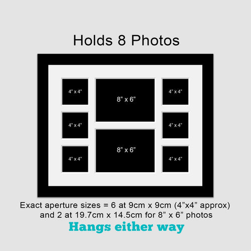 Multi Photo Picture Frame Holds 6 4