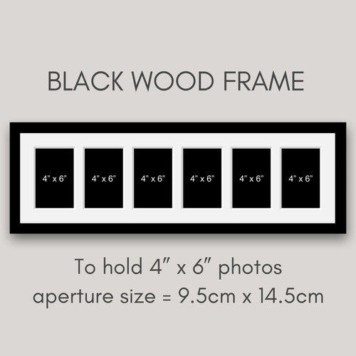 Multi Photo Picture Frame Holds 6 6