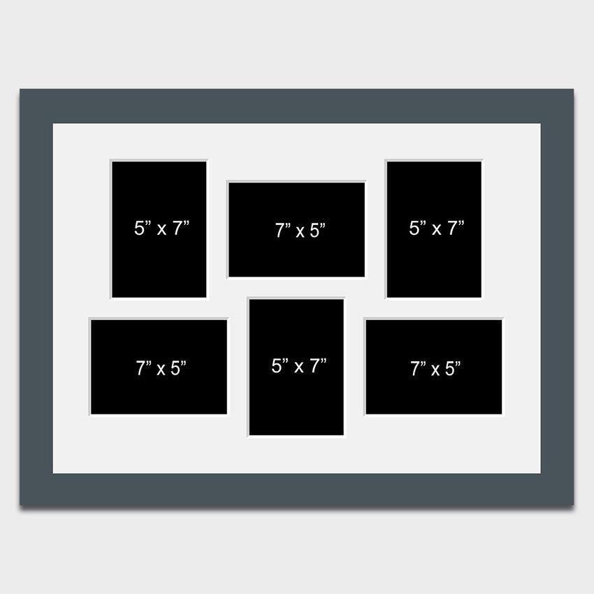 Multi Photo Frame Holds 6 7
