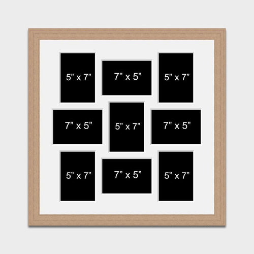 Multi Photo Picture Frame Holds 9 5