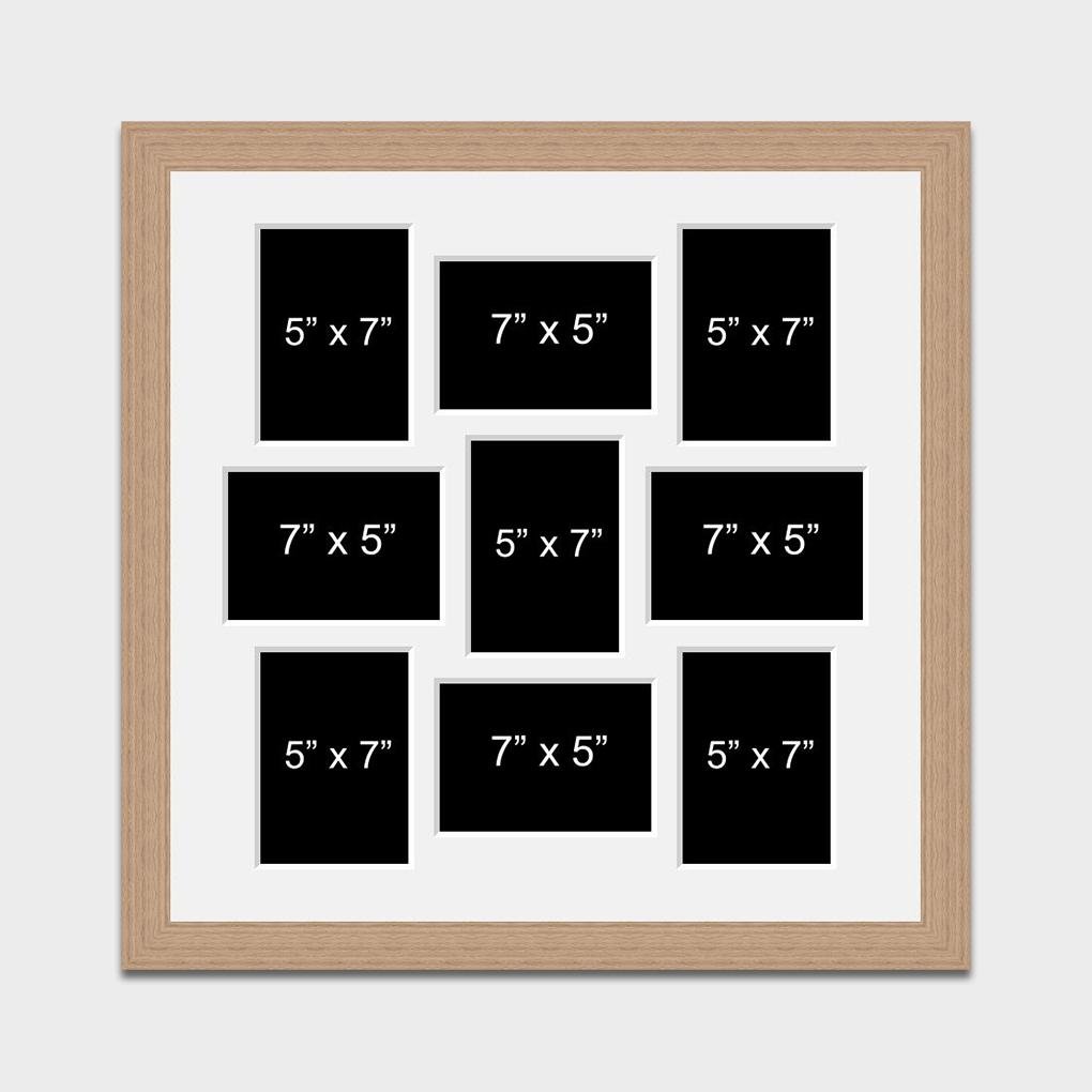 Multi Photo Picture Frame Holds 9 5