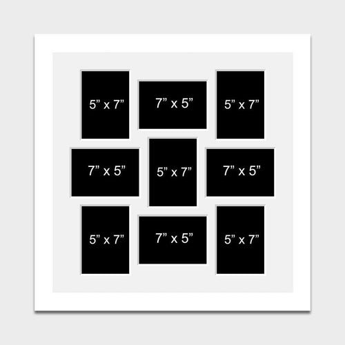 Multi Photo Picture Frame Holds 9 5
