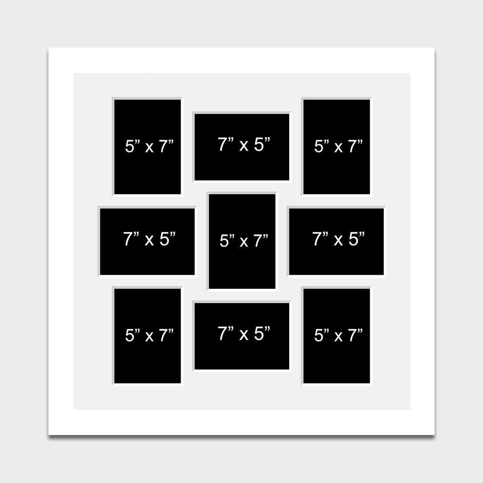 Multi Photo Picture Frame Holds 9 5