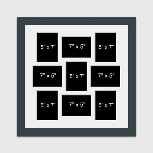 Multi Photo Picture Frame Holds 9 5