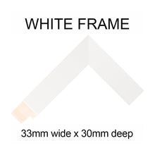 Load image into Gallery viewer, Multi Photo Picture Frame Holds 9 6x4 Photos in a 33mm White Wood Frame - Multi Photo Frames
