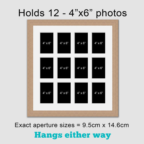 Multi Photo Picture Frame to Hold 12 6