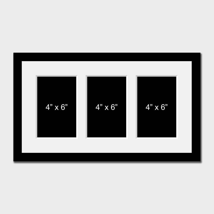 Multi Photo Picture Frame to hold 3 4