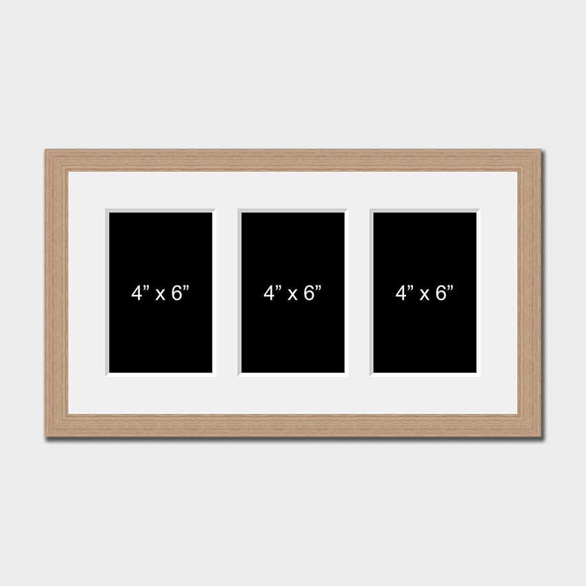 Multi Photo Picture Frame to hold 3 4