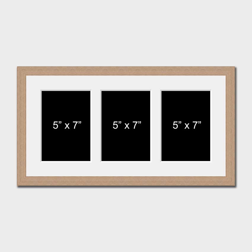 Multi Photo Picture Frame to hold 3 5